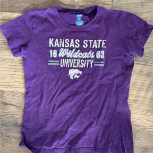 NCAA Kansas State Wildcats Purple Tee